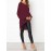 Front Two-layer Lantern Sleeves Long-sleeved Hem Stitching Blouse
